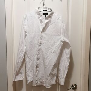 Banana Republic Classic White Men's Dress Shirt